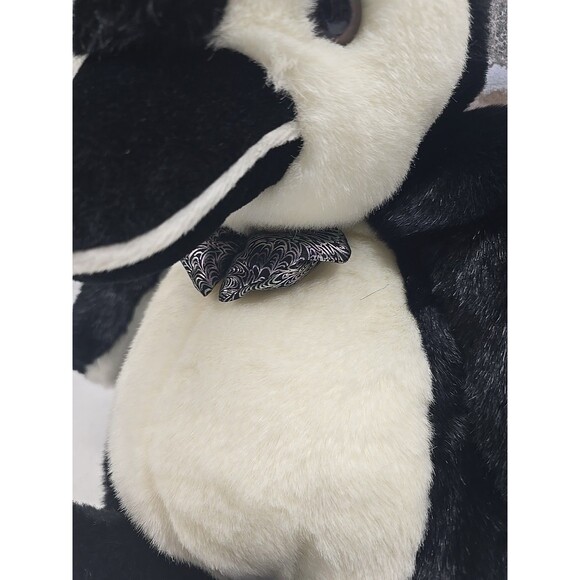 Wholesale Merchandisers Inc Black And White Penguin Plush With Bow Tie - Picture 3 of 12